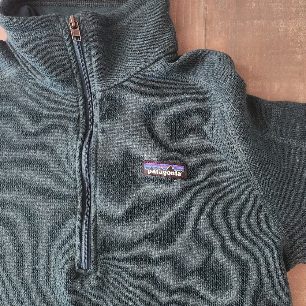 Patagonia Better Sweater 1/4 Zip Women's Fleece Sweater - Size Medium - Picture 6 of 15